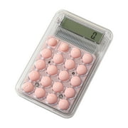 Cailmei Basic Standard Calculators Mini Digital Desktop Calculator With 8-Digit Lcd Display. Smart Calculator Pocket Size For Home School For Kids Pink